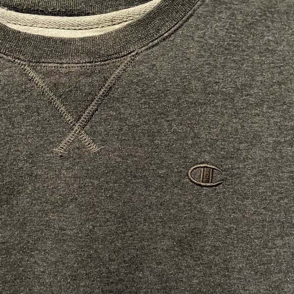 Men’s Champion Eco Authentic Grey Sweater. - Picture 3 of 5